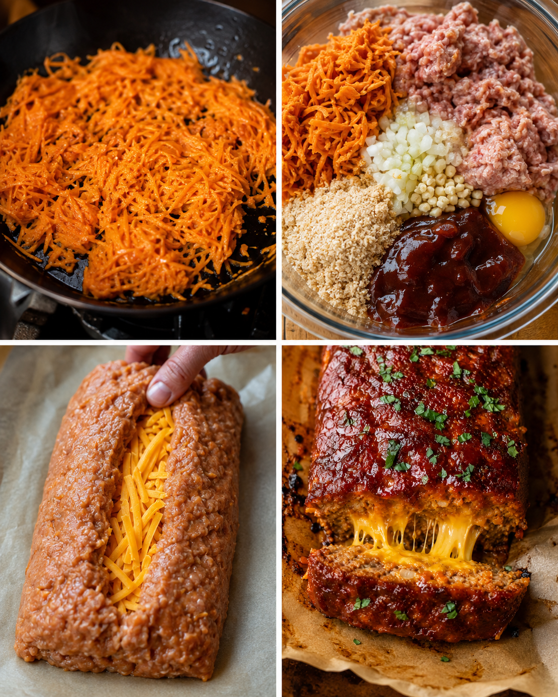 Generated image 5 for Cheddar-Stuffed Sweet Potato BBQ Turkey Meatloaf