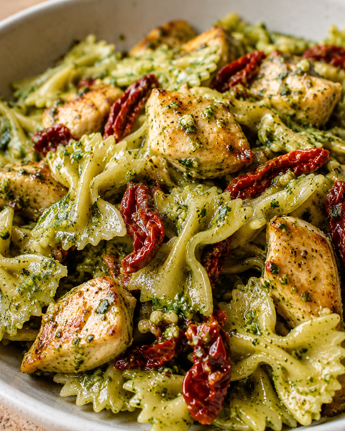 Generated image 1 for Pesto Pasta with Chicken