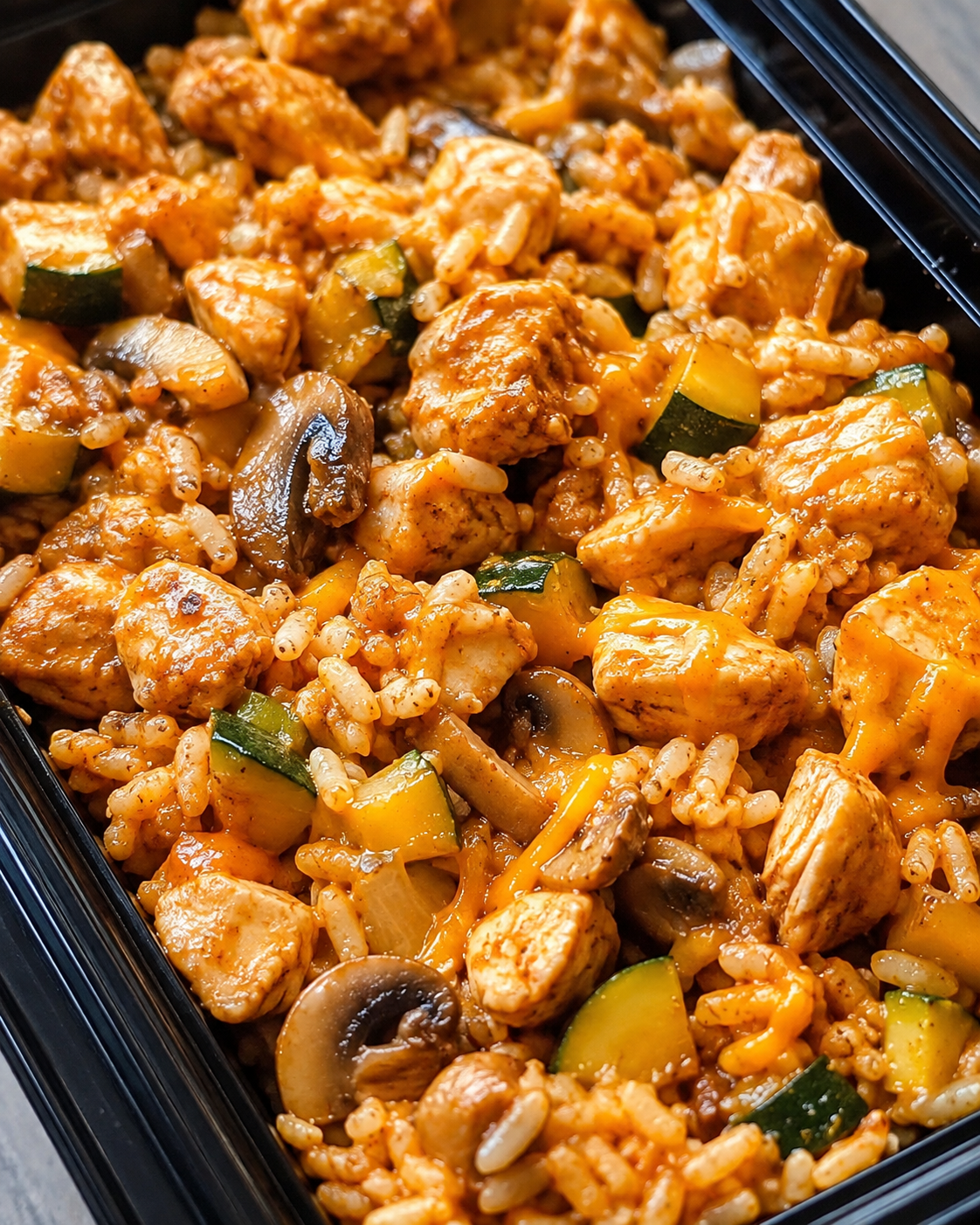 Generated image 1 for Buffalo Chicken Rice Bowls
