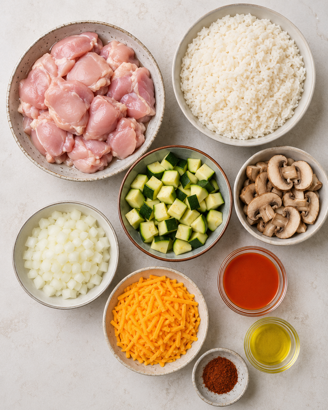 Generated image 4 for Buffalo Chicken Rice Bowls