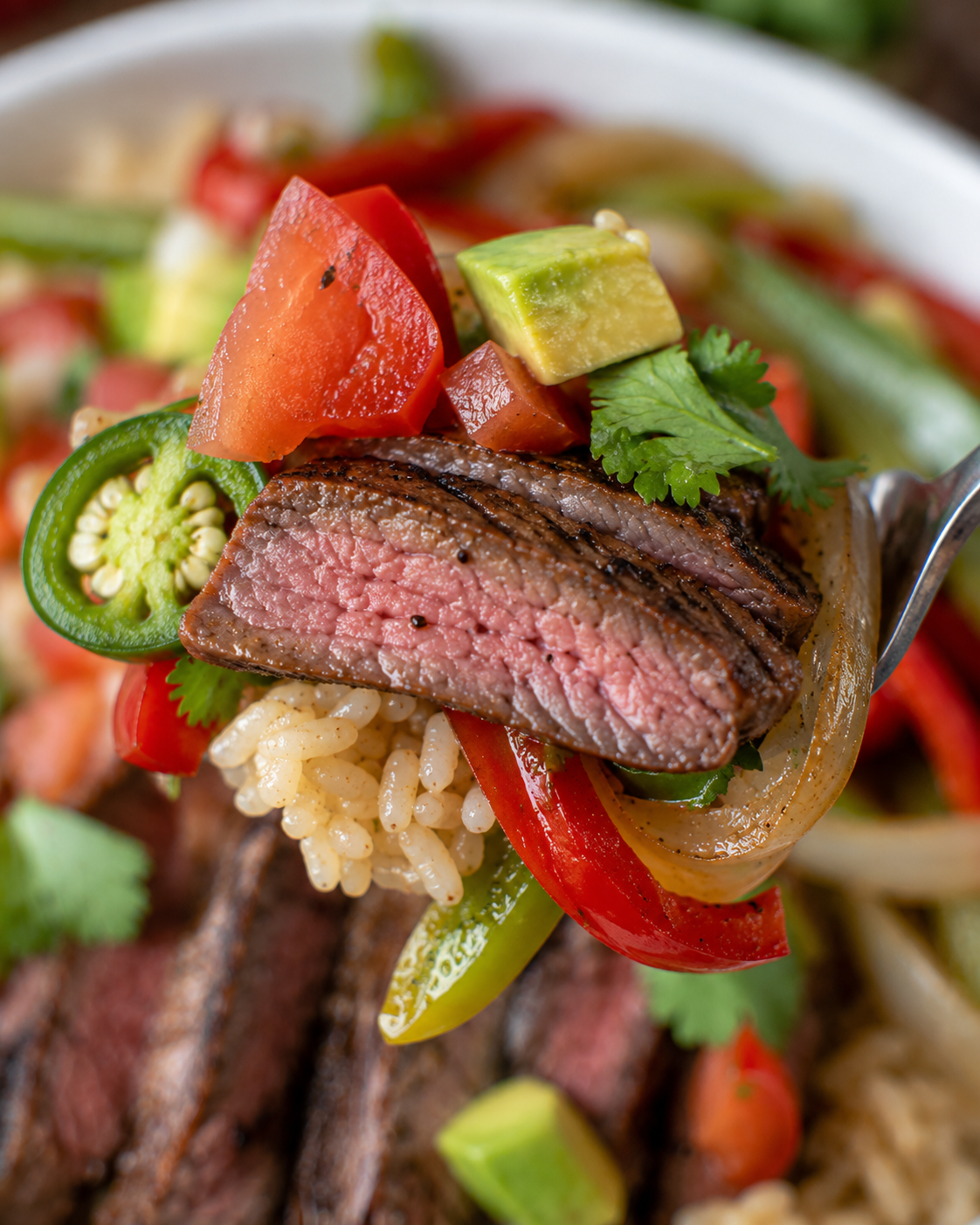 Generated image 2 for Easy Steak Fajita Bowl Recipe