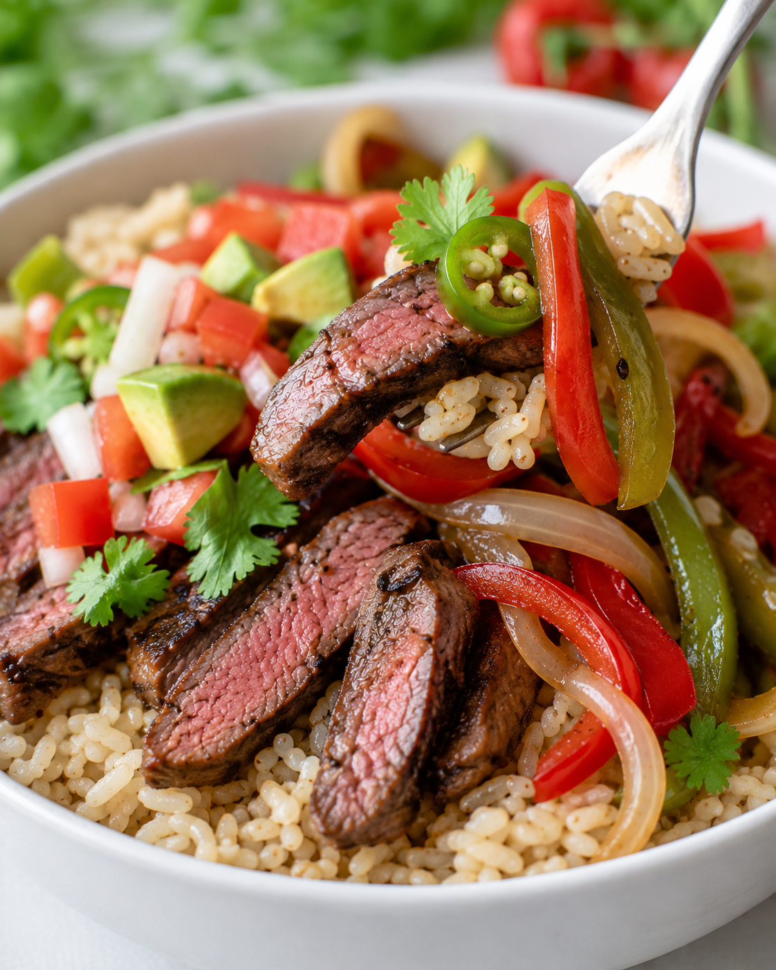 Generated image 3 for Easy Steak Fajita Bowl Recipe
