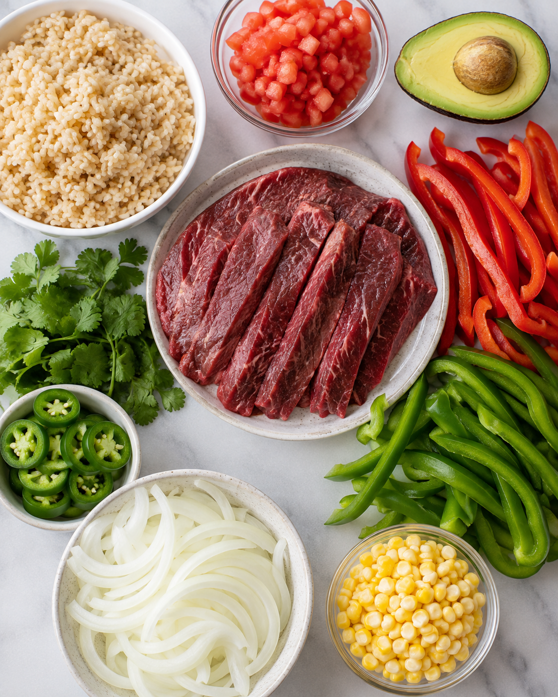 Generated image 4 for Easy Steak Fajita Bowl Recipe