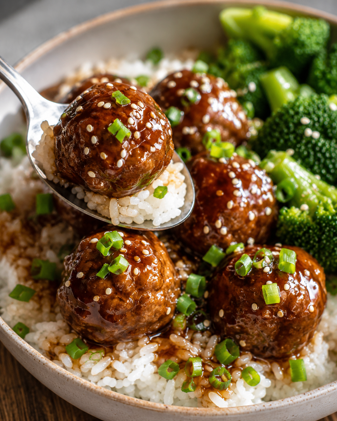 Generated image 2 for Teriyaki Meatball Bowls - Meal Prep Ready - Budget Bytes