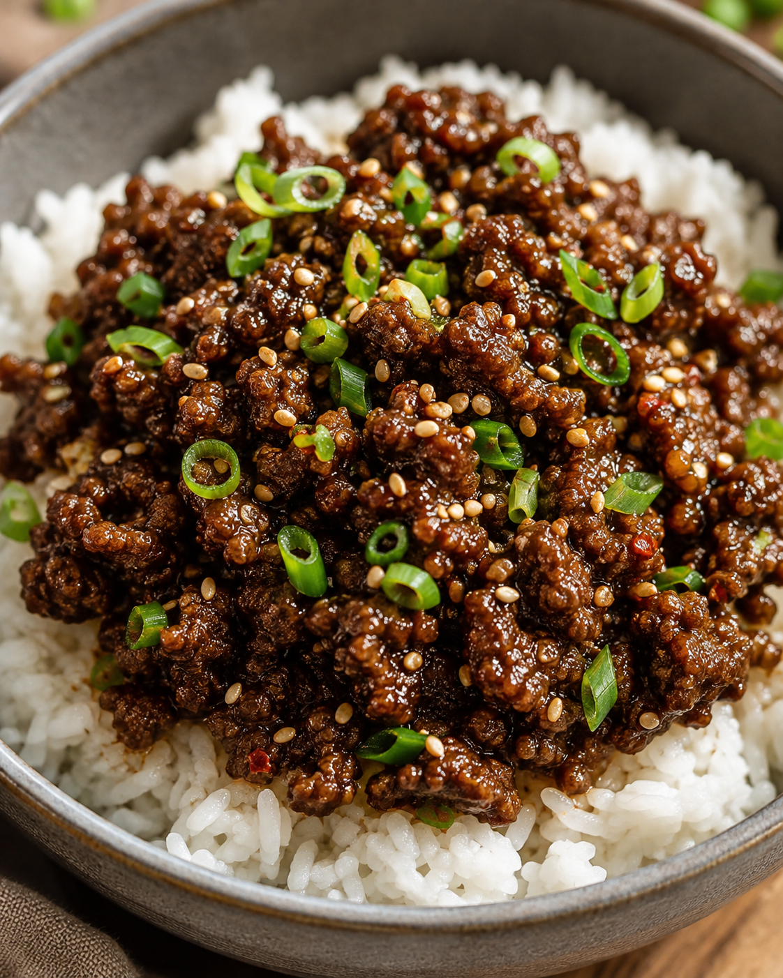 Generated image 1 for Korean Beef Bowl