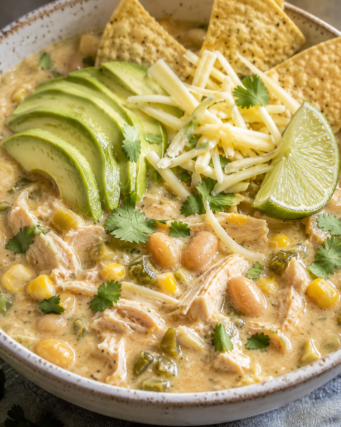 Generated image 1 for White Chicken Chili (BEST EVER!) - Cooking Classy