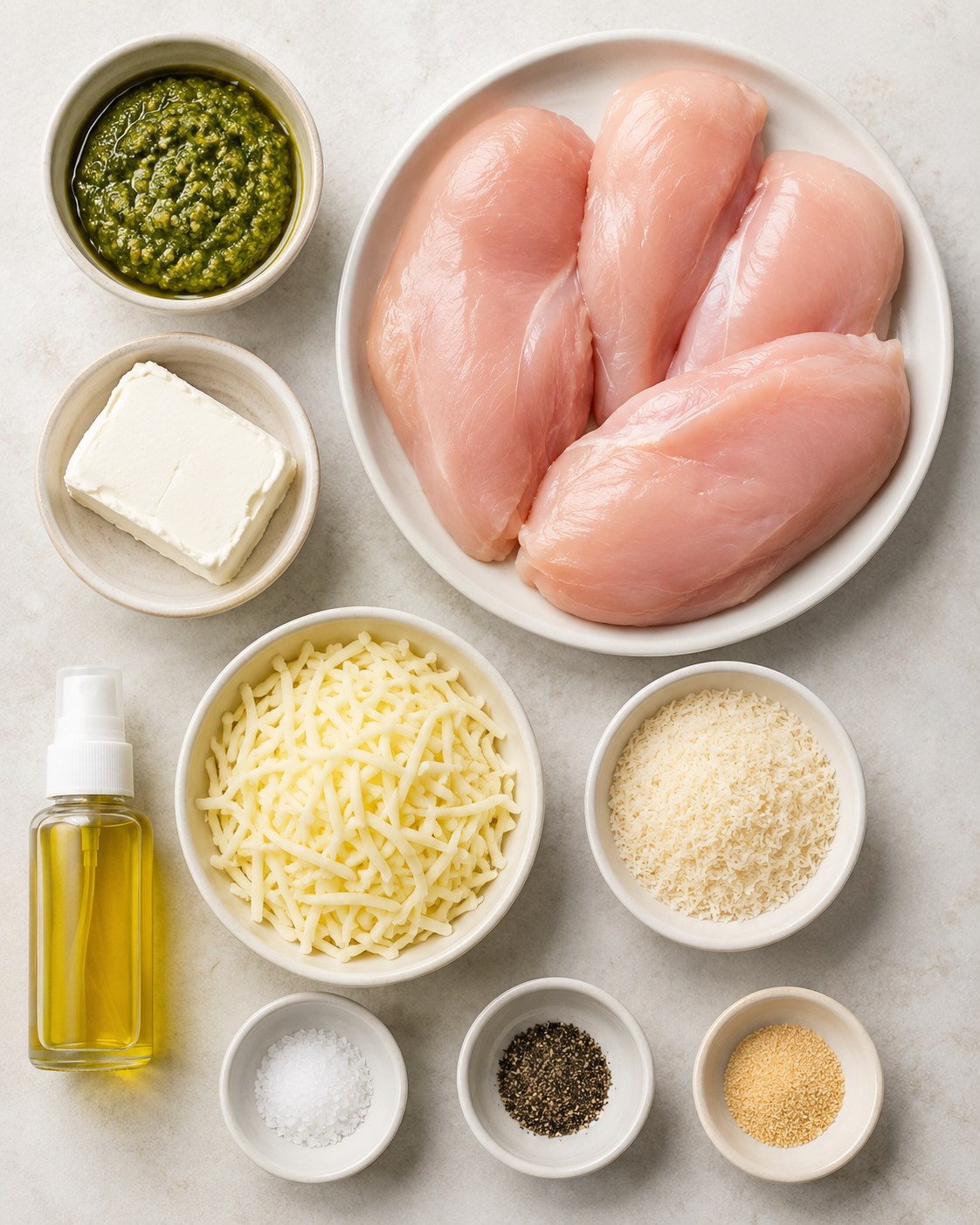 Generated image 4 for Pesto Chicken Bake (Easy, Cheesy, High-Protein Dinner)