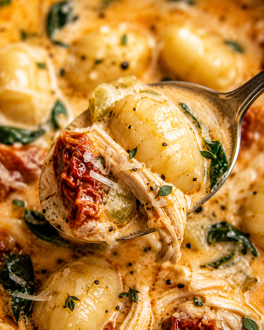 Generated image 3 for Creamy Gnocchi Chicken Soup.