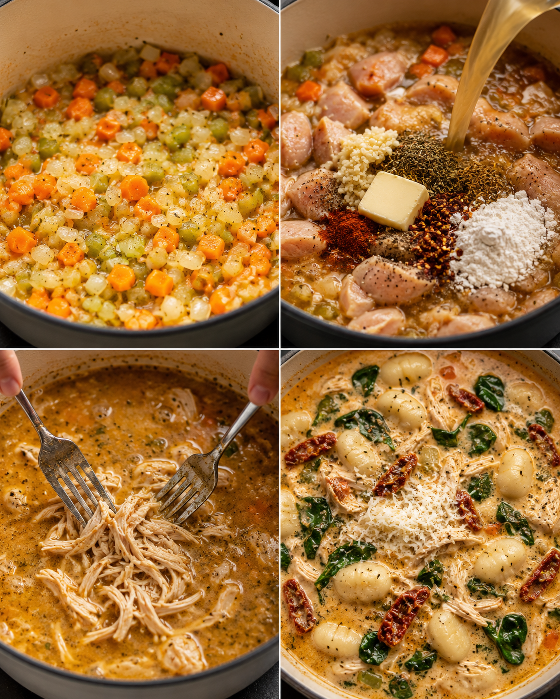 Generated image 5 for Creamy Gnocchi Chicken Soup.