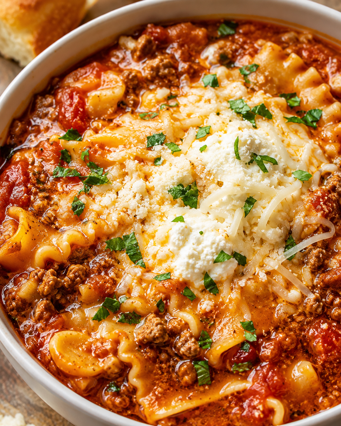 Generated image 1 for Easy Lasagna Soup Recipe (One Pot!) — The Kitchen Girl