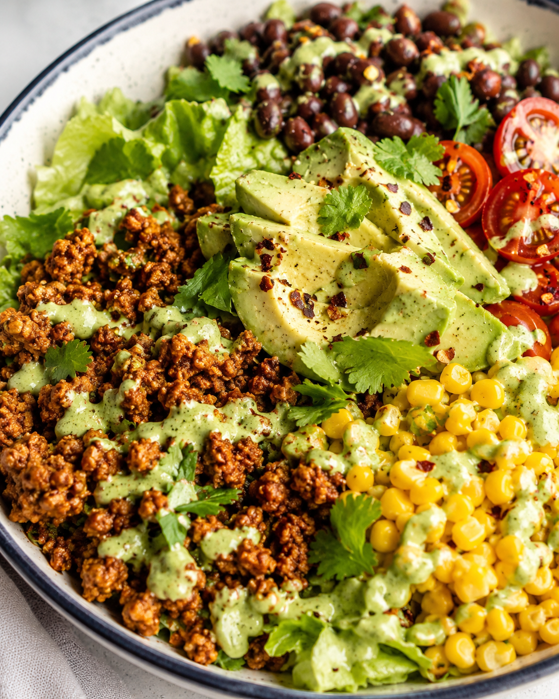 Generated image 1 for Healthy Ground Turkey Taco Salad