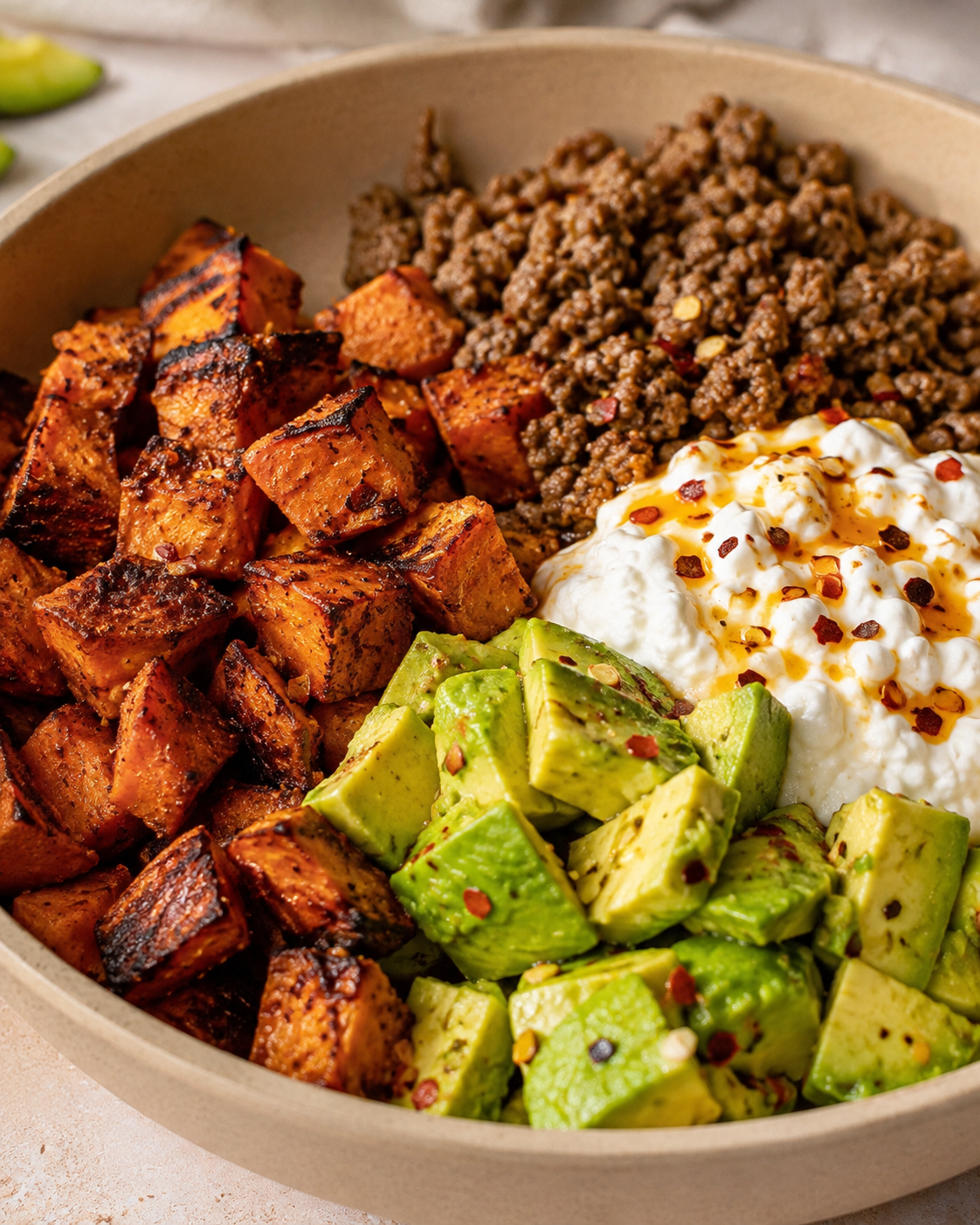 Generated image 2 for Viral Sweet Potato Ground Beef Bowl (High-Protein Bowl)