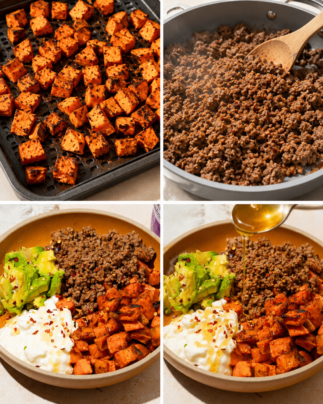 Generated image 5 for Viral Sweet Potato Ground Beef Bowl (High-Protein Bowl)