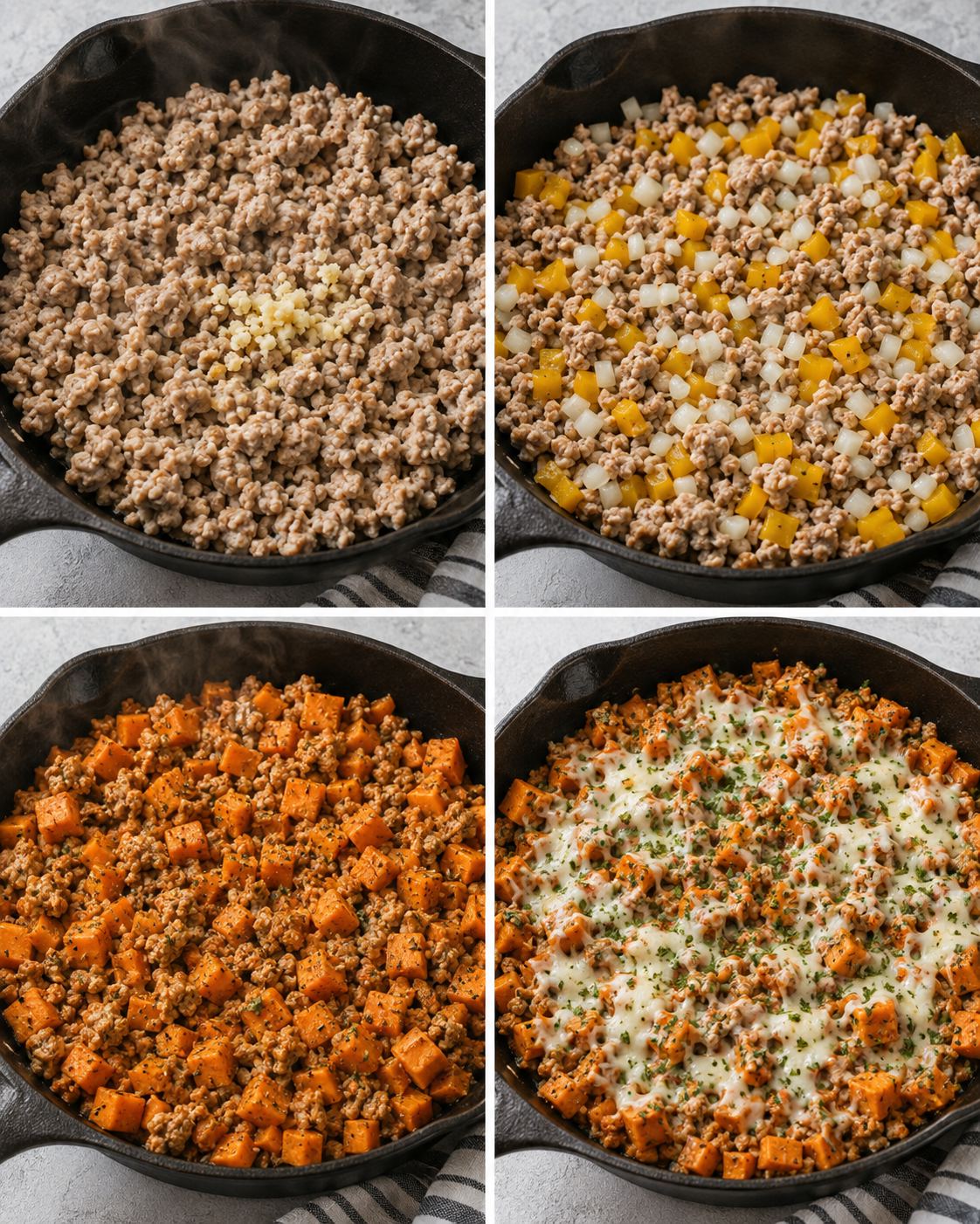 Generated image 5 for Ground Turkey Sweet Potato Skillet