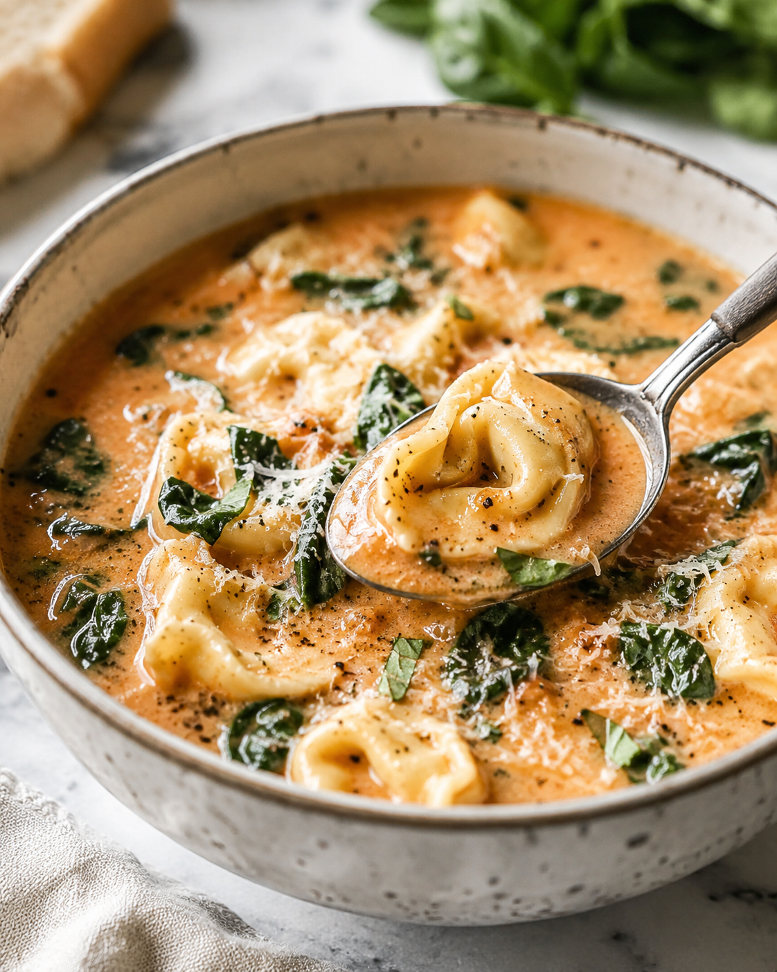 Generated image 2 for Creamy Tortellini Soup
